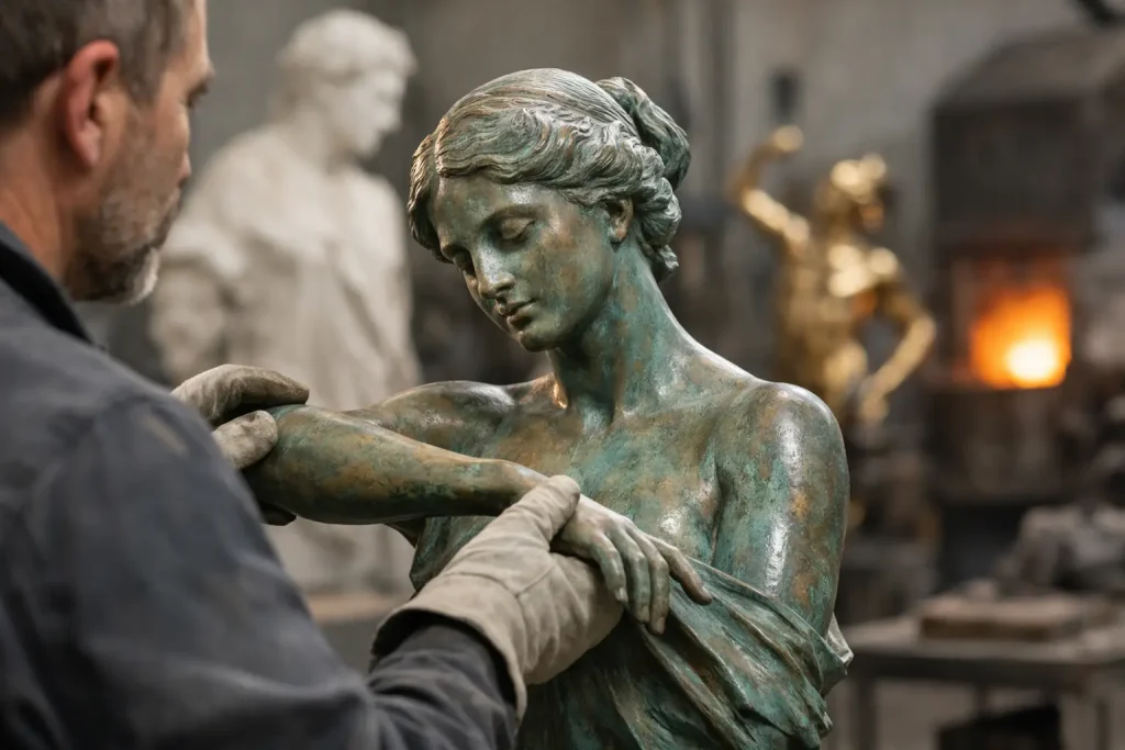 Comment une fonderie d’art préserve l’œuvre