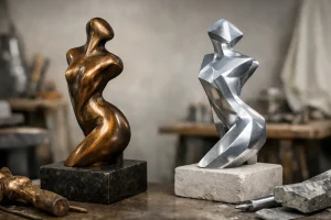 Sculpture en bronze ou aluminium : quel métal choisir ?