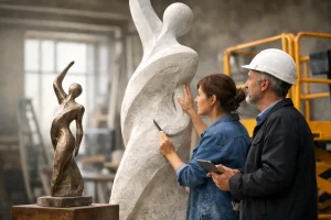 Projet d’agrandissement d’une sculpture originale